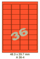 Standaard Oranje A 36-4 - 48.3x29.7mm
