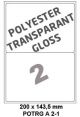 Polyester Transparant Gloss A 2-1 - 200x143 5mm 