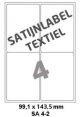 Satijnlabel Textiel SAT 4-2 99 1x143 5mm