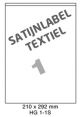 Satijnlabel Textiel SAT 1-1S - 210x292mm  