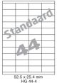 Standaard HG 44-4 - 52.5x25.4mm