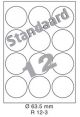 Standaard R 12-3 Dia 63.5mm 