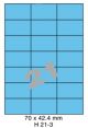 Standaard Blauw H 21-3 - 70x42.4mm