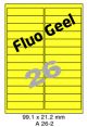 Fluo Geel A 26-2 - 99.1x21.2mm