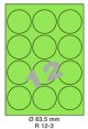 Standaard Groen R 12-3 Dia 63.5mm 