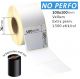 Labels op rol ft. 100 x 100mm Vellum extra permanent - 8 rollen x 1.500 etik/rol - Kern 76mm