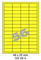 Standaard Geel HG 56-4 - 48x20mm  